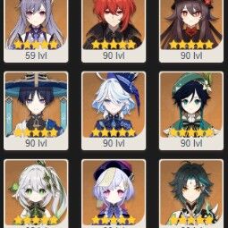 【EU】 AR58  |  65 characters  |   22 legendary characters |  4 legend weapons 1
